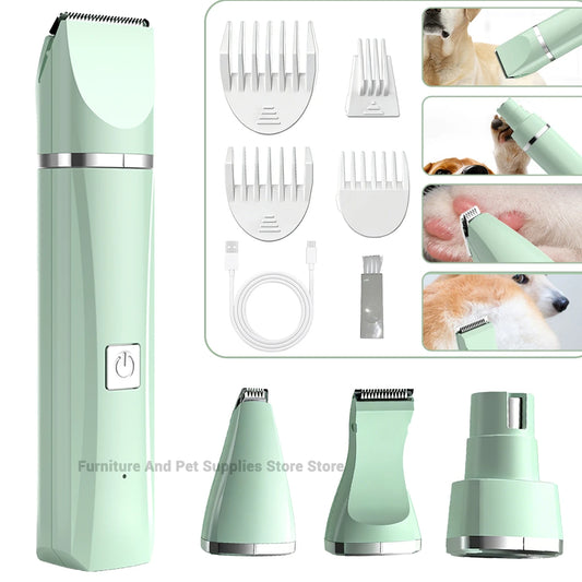 Pawsome™ 4-in-1 Professional Electric Pet Grooming & Trimming Kit