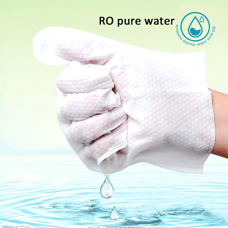 QuickClean™ No-Rinse Pet Grooming Wipes Gloves (6-Pack)