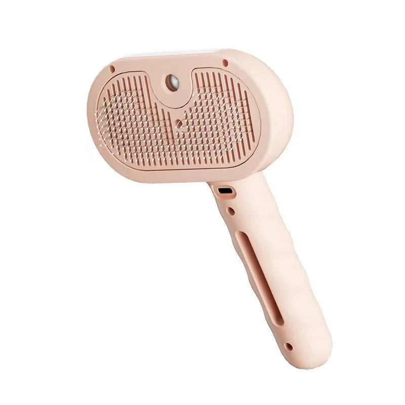 3-in-1 Steamy Pet Brush - Anti-Flying Fur Grooming Tool